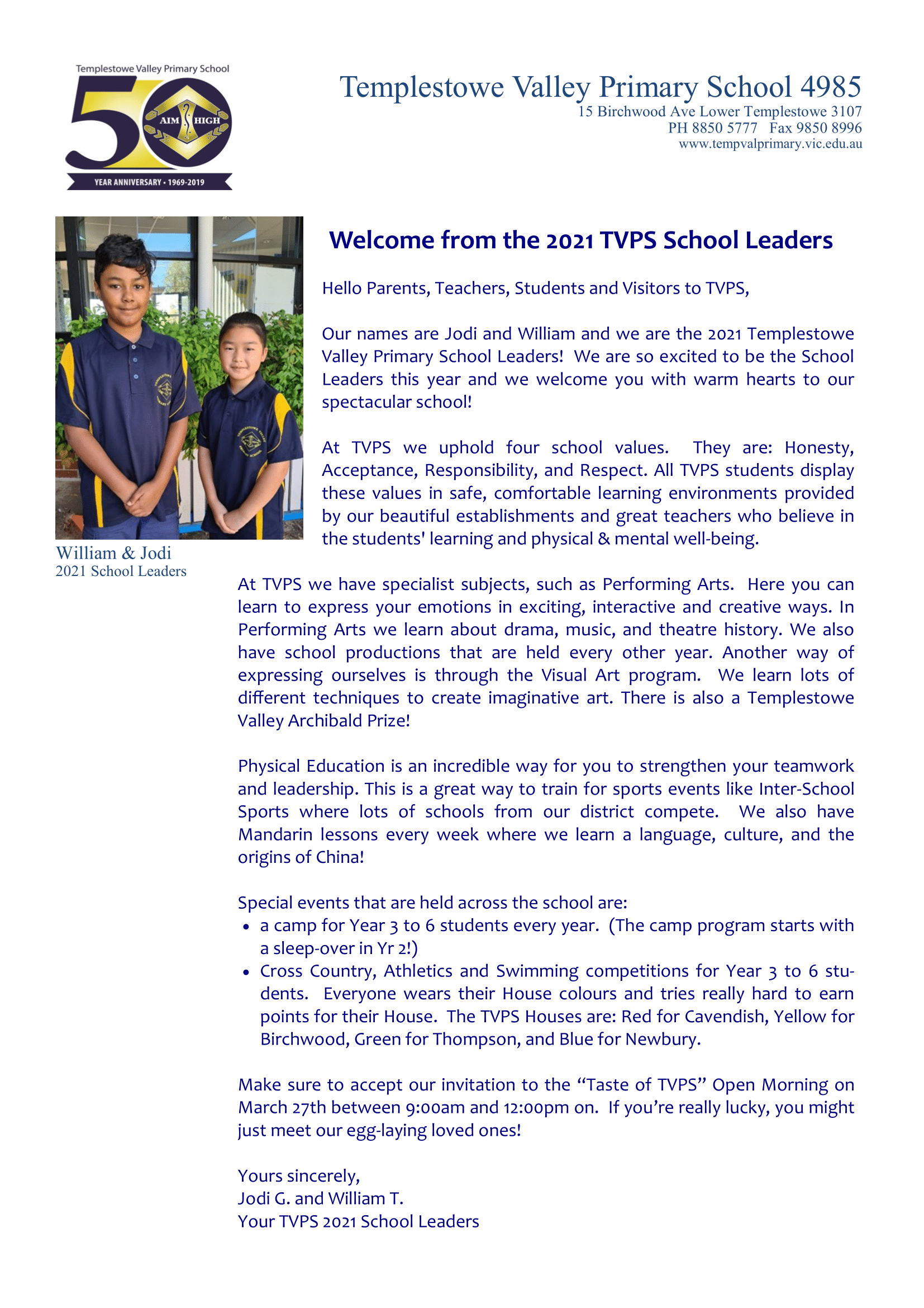 Student Leaders WelcomeLetter 2021 (1)-1