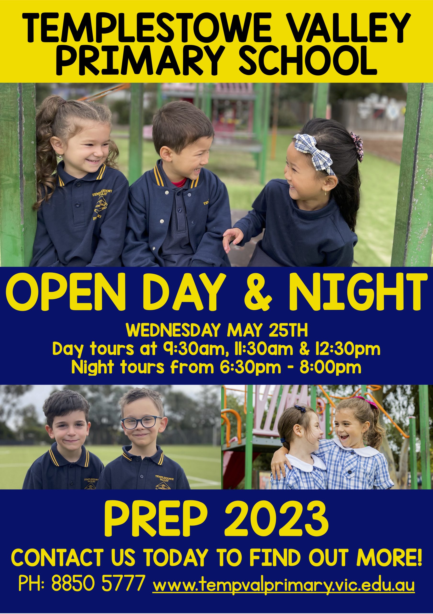 22_TVPS_Term 2_Open Day_Ad Board_Flyer