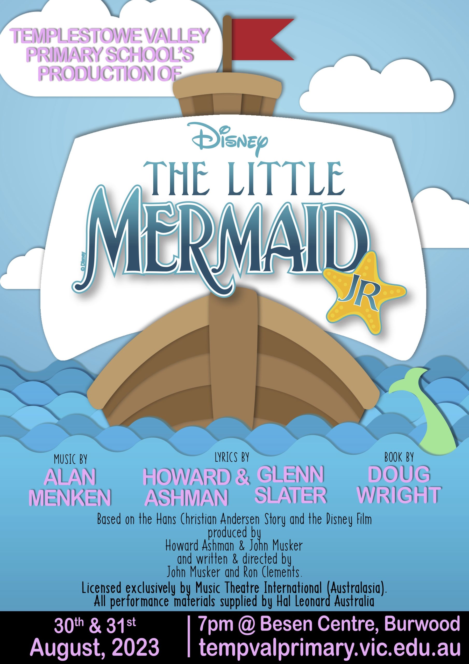 Little Mermaid Flyer 2023